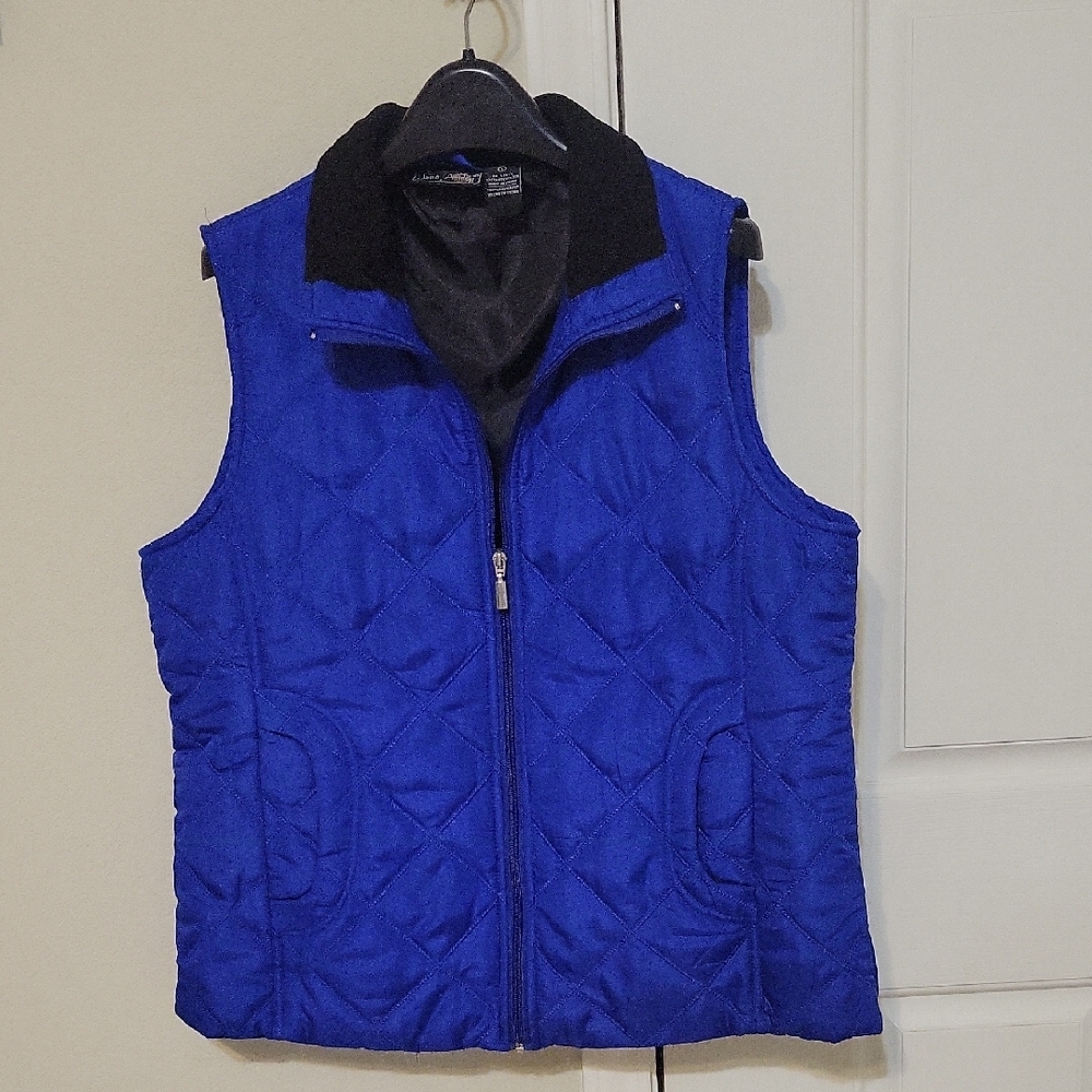 Blue Quilted Women's Vest